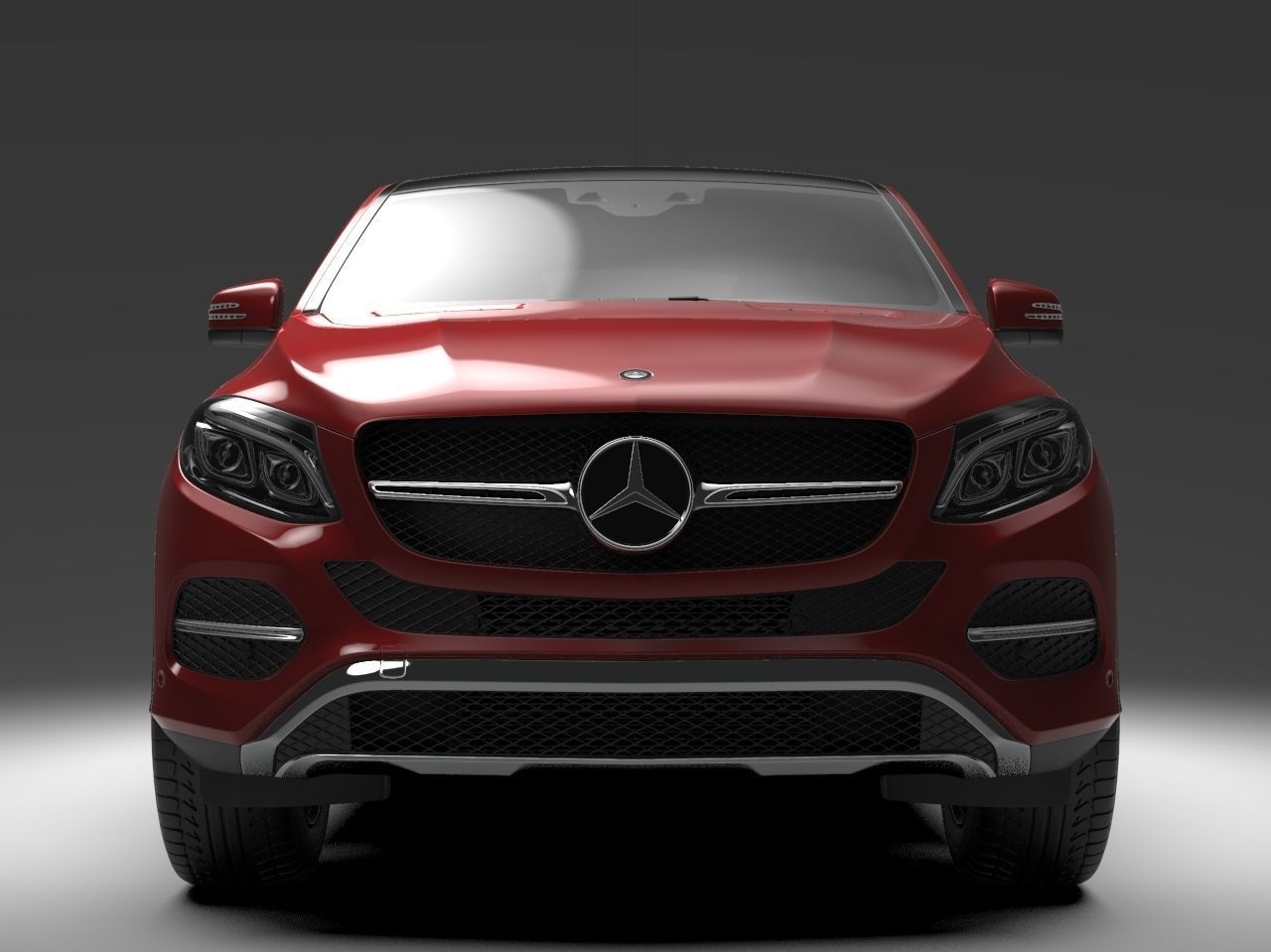 Mercedes Benz GLE Coupe 2016 3D model_1