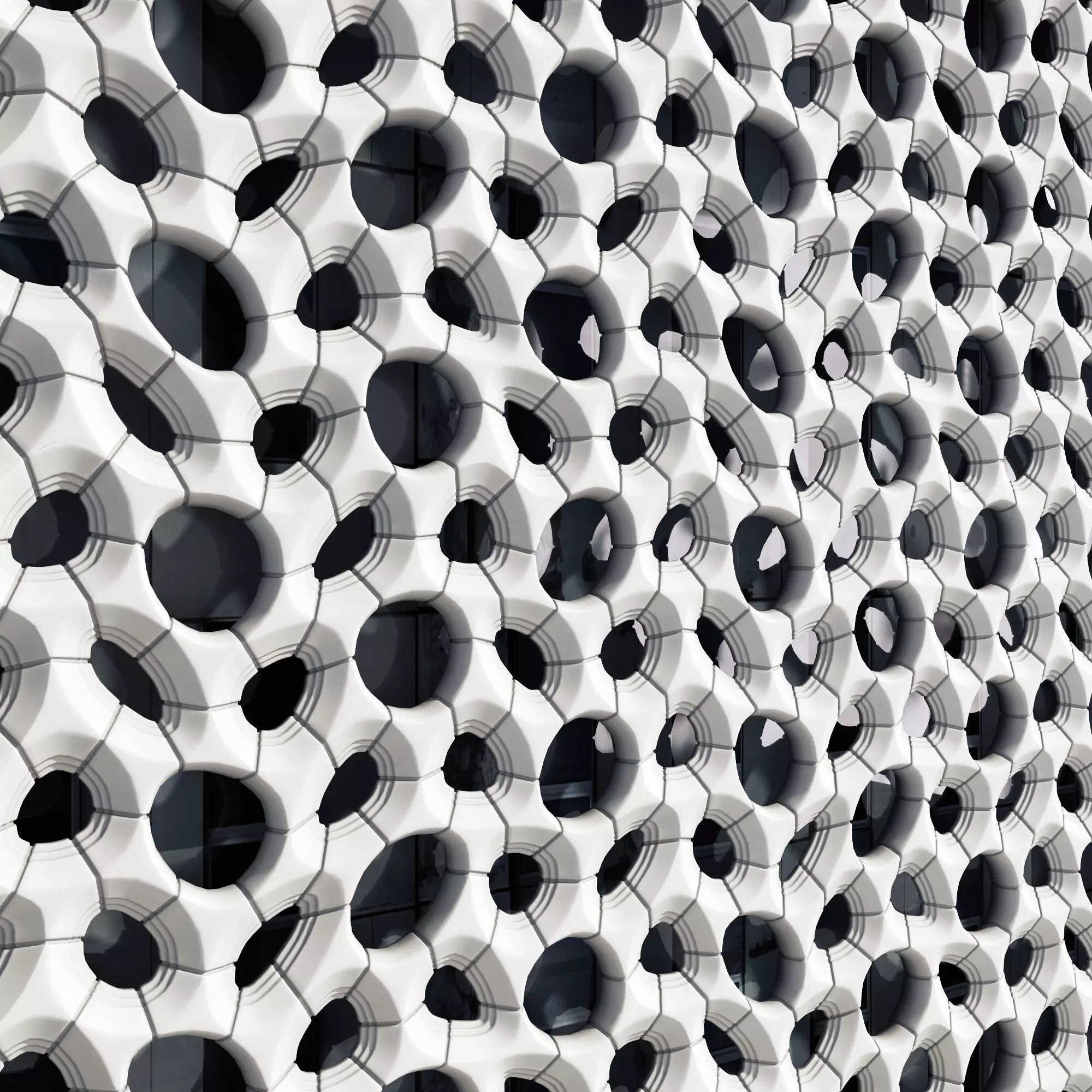 Bionics cage hole 3D model_0