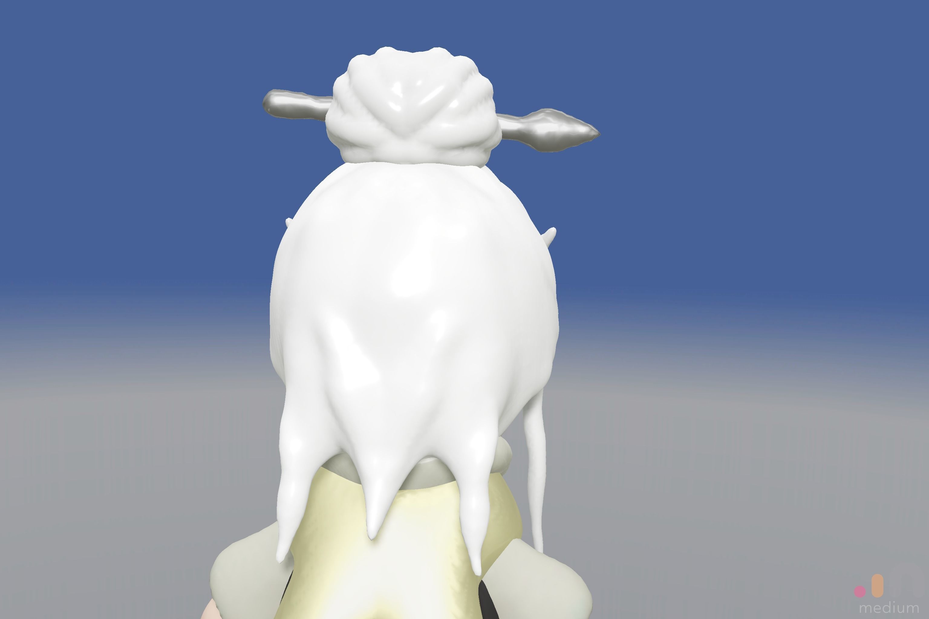 Pai Mei White Brow from Kill Bill movie 3D model_10