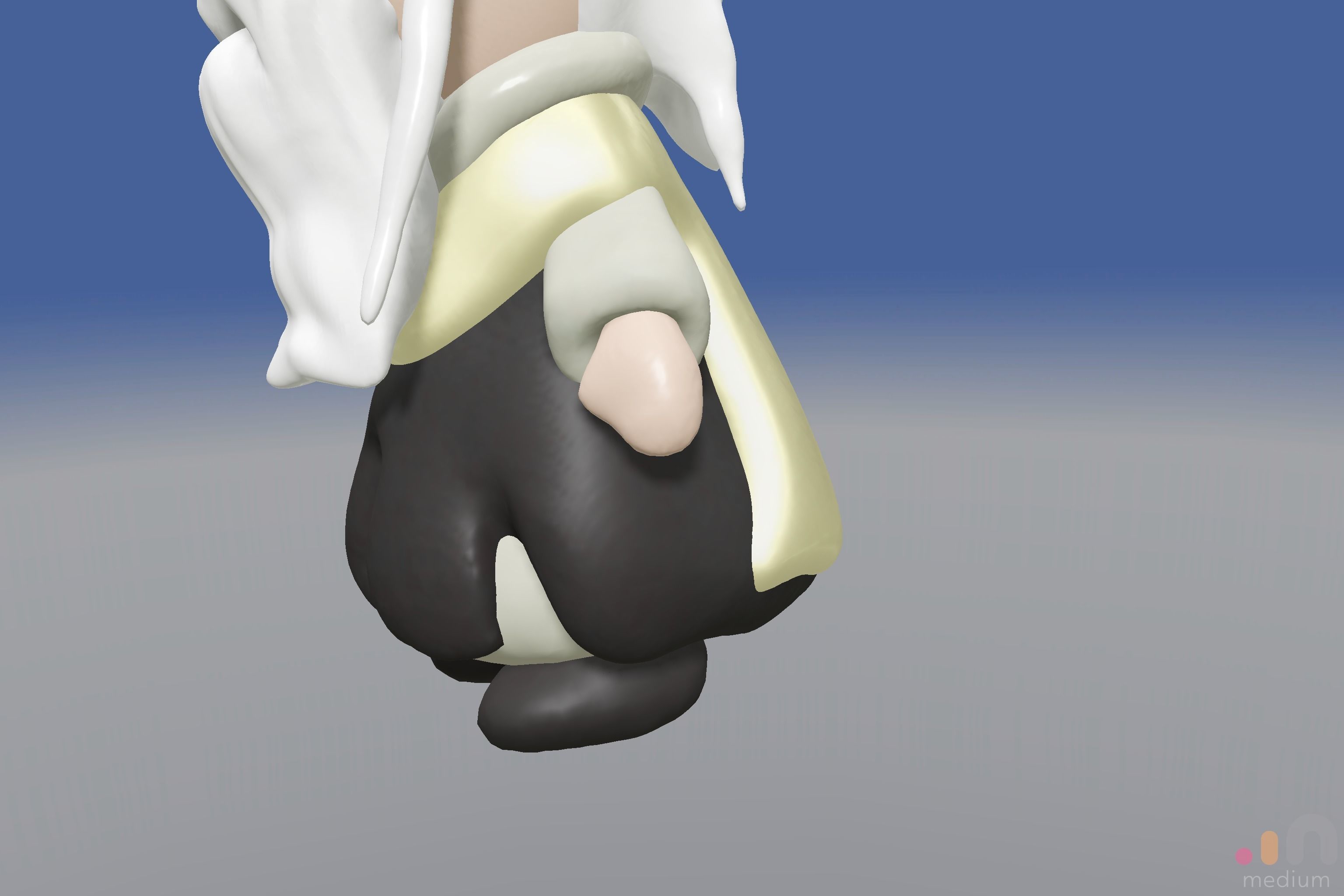 Pai Mei White Brow from Kill Bill movie 3D model_13