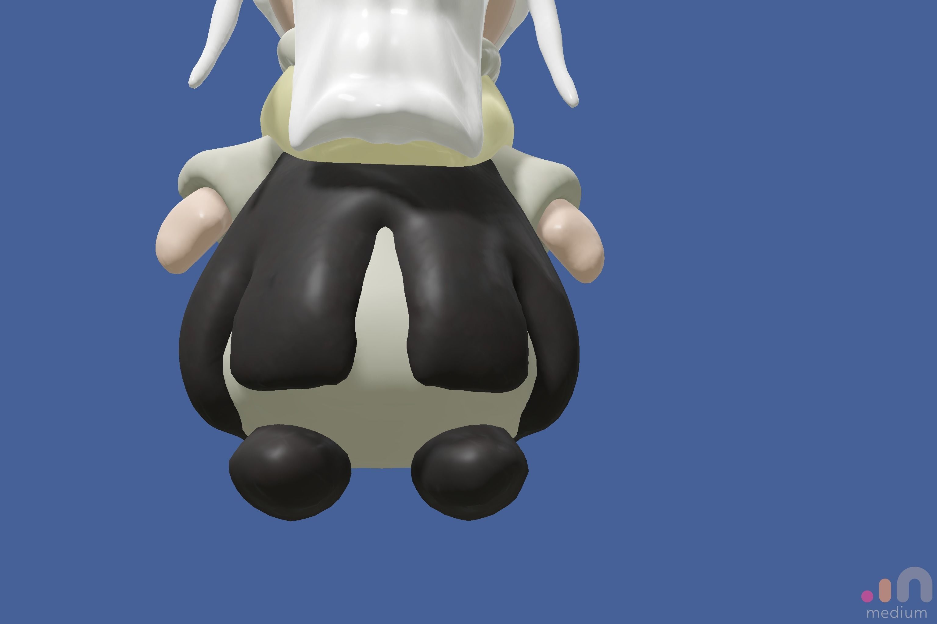 Pai Mei White Brow from Kill Bill movie 3D model_19