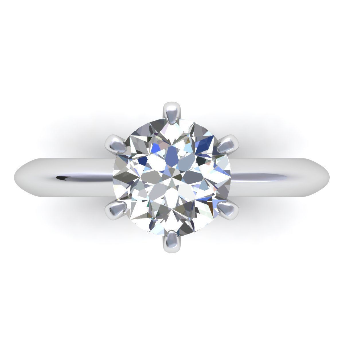 Engagment Ring 3317 3D print model_1