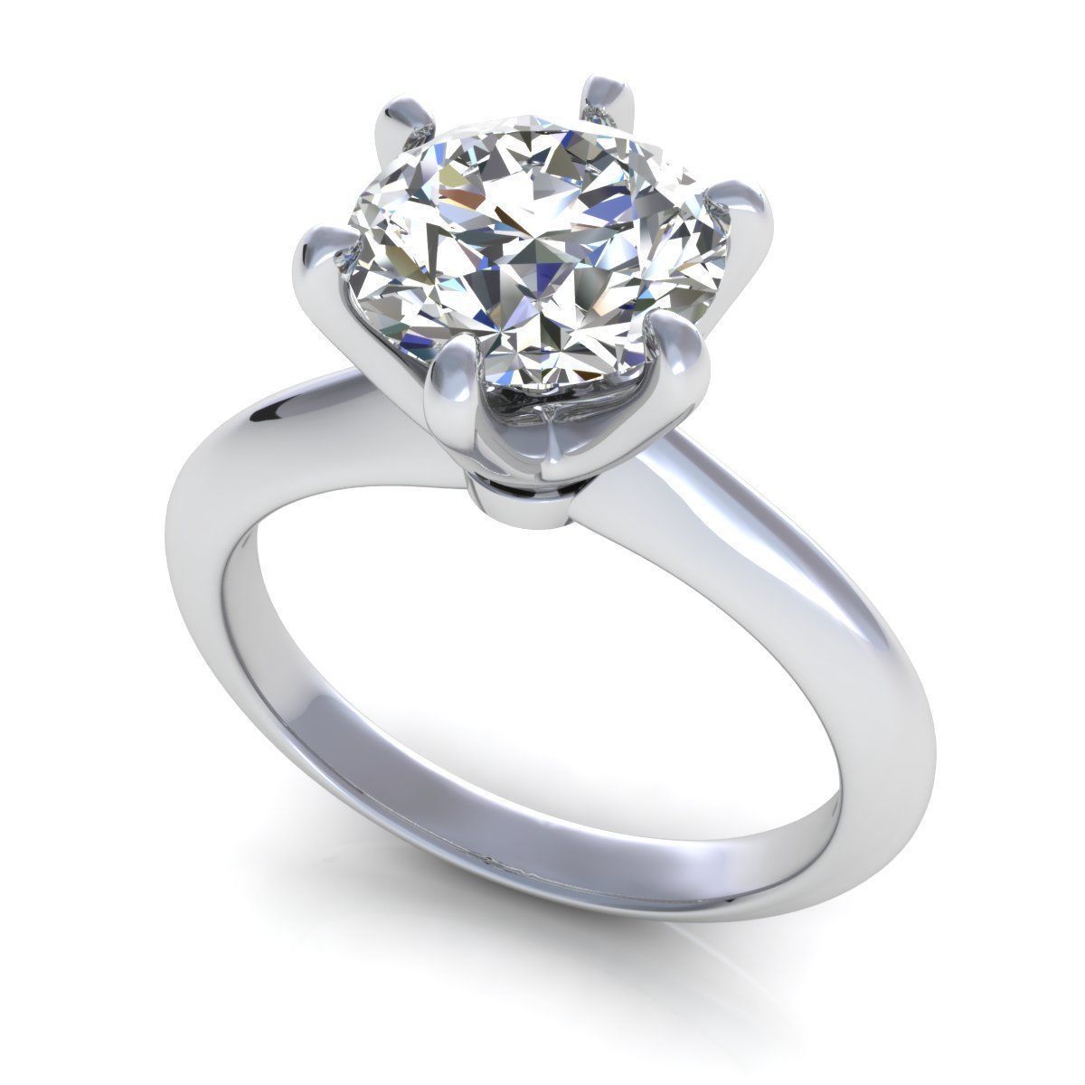 Engagment Ring 3317 3D print model_3