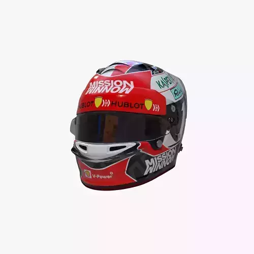 Leclerc helmet 2019