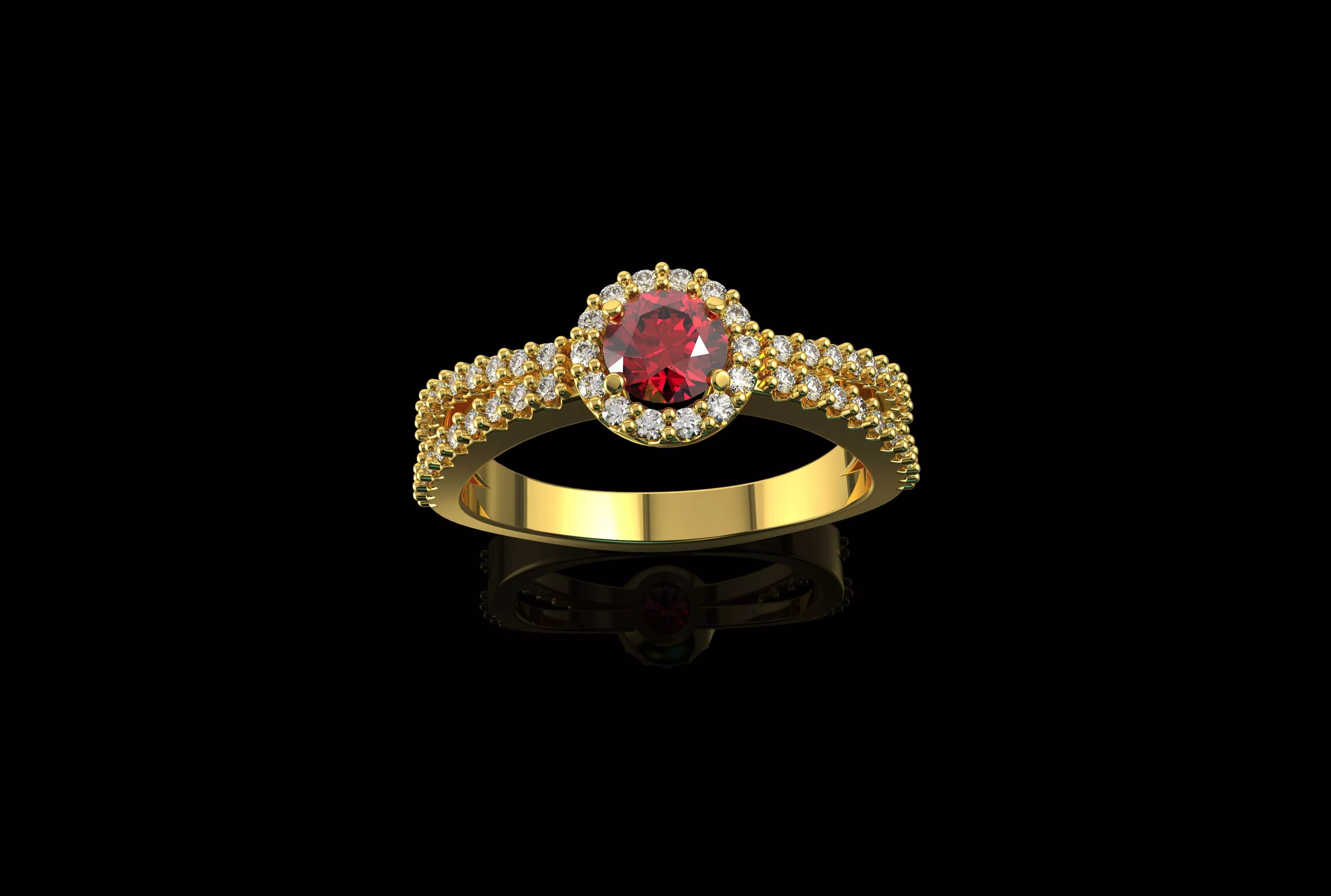 Gold N672 3D print model