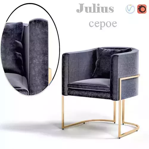 Julius armchair 3D model