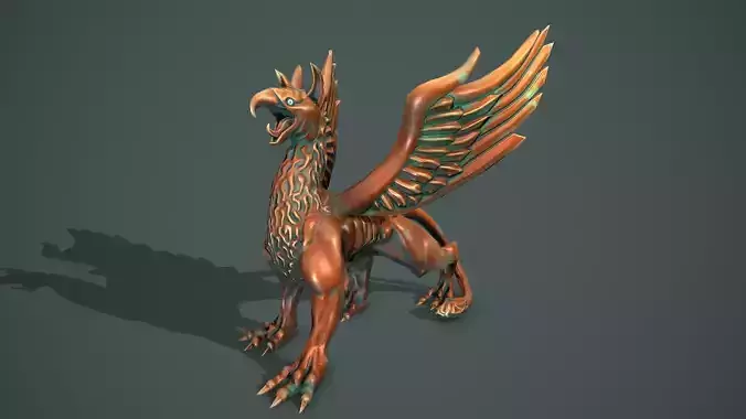 Statue griffon