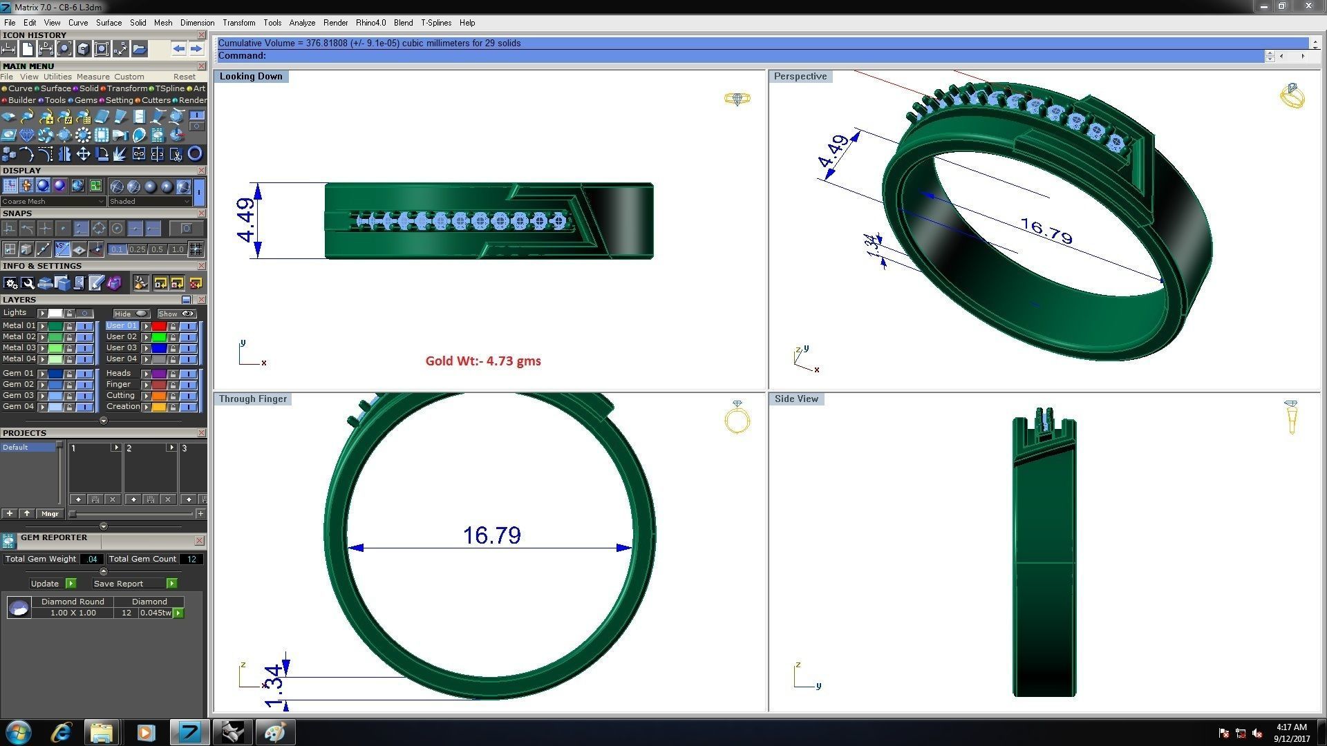 Collection 45 Couple Bands 3dm stl details model  3D print model_42