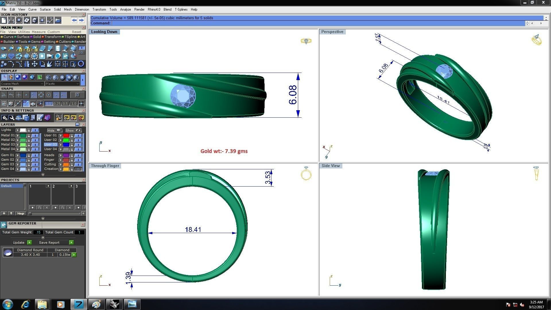 Collection 45 Couple Bands 3dm stl details model  3D print model_19