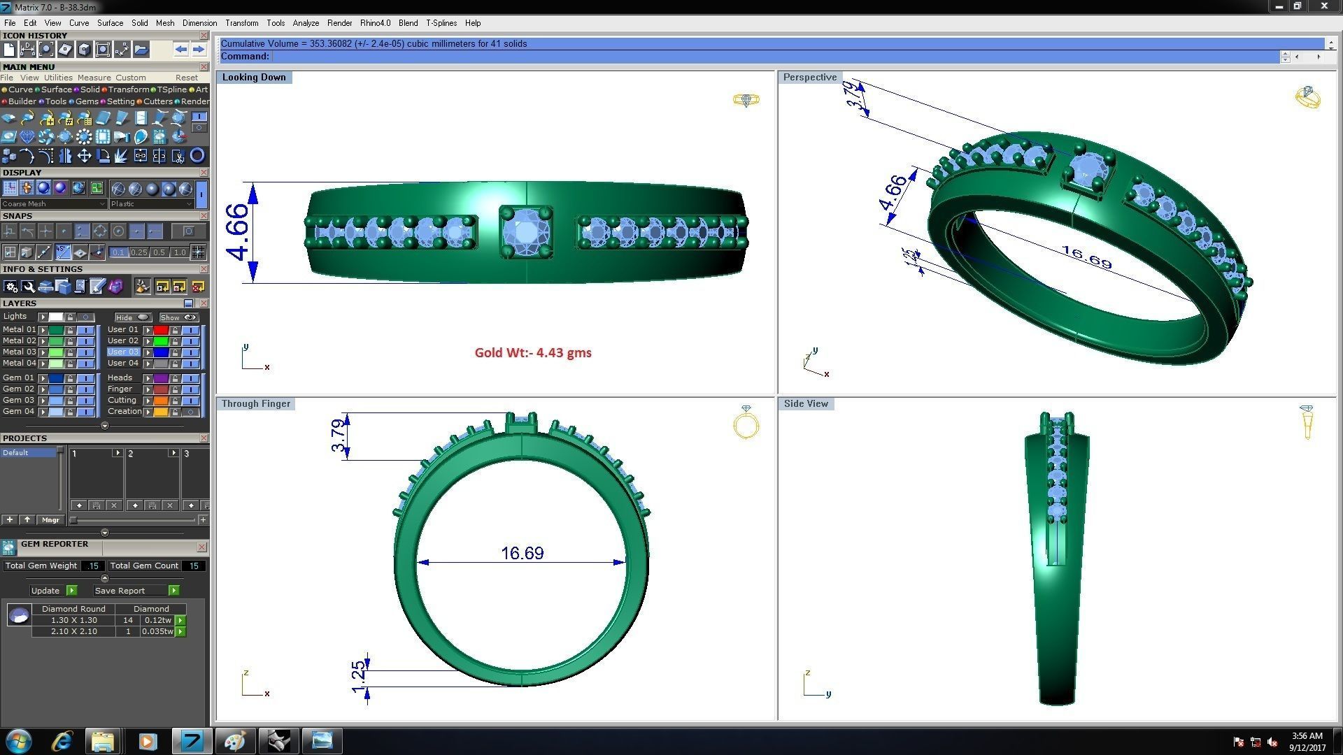 Collection 45 Couple Bands 3dm stl details model  3D print model_26