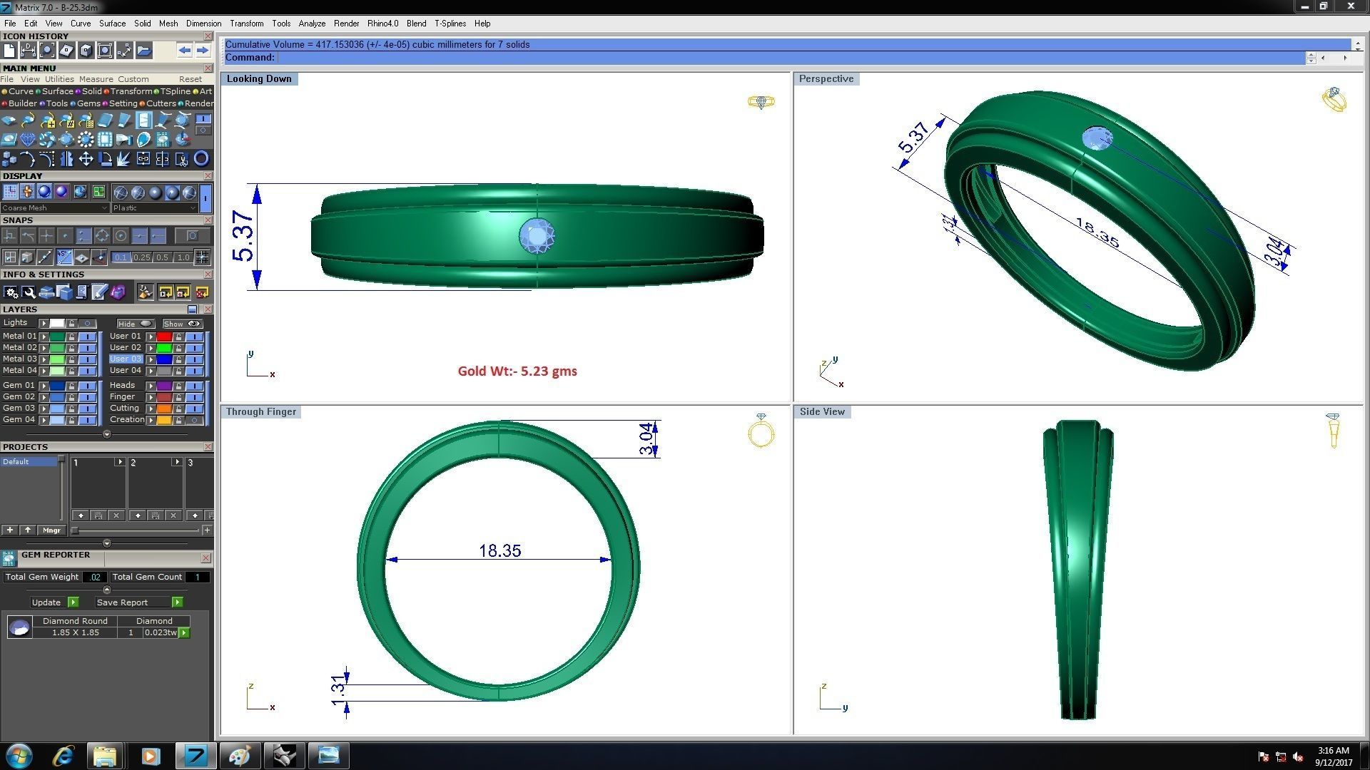 Collection 45 Couple Bands 3dm stl details model  3D print model_17