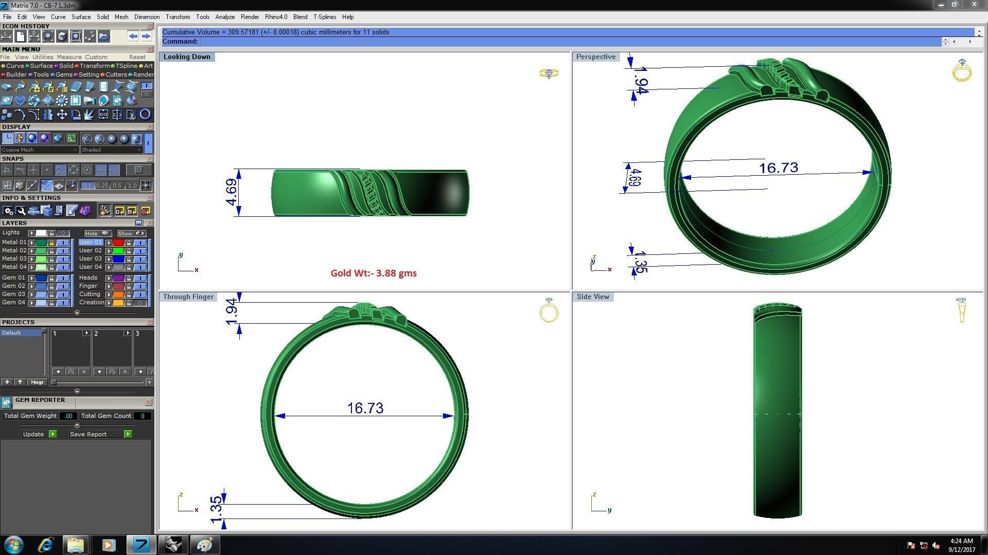 Collection 45 Couple Bands 3dm stl details model  3D print model_44