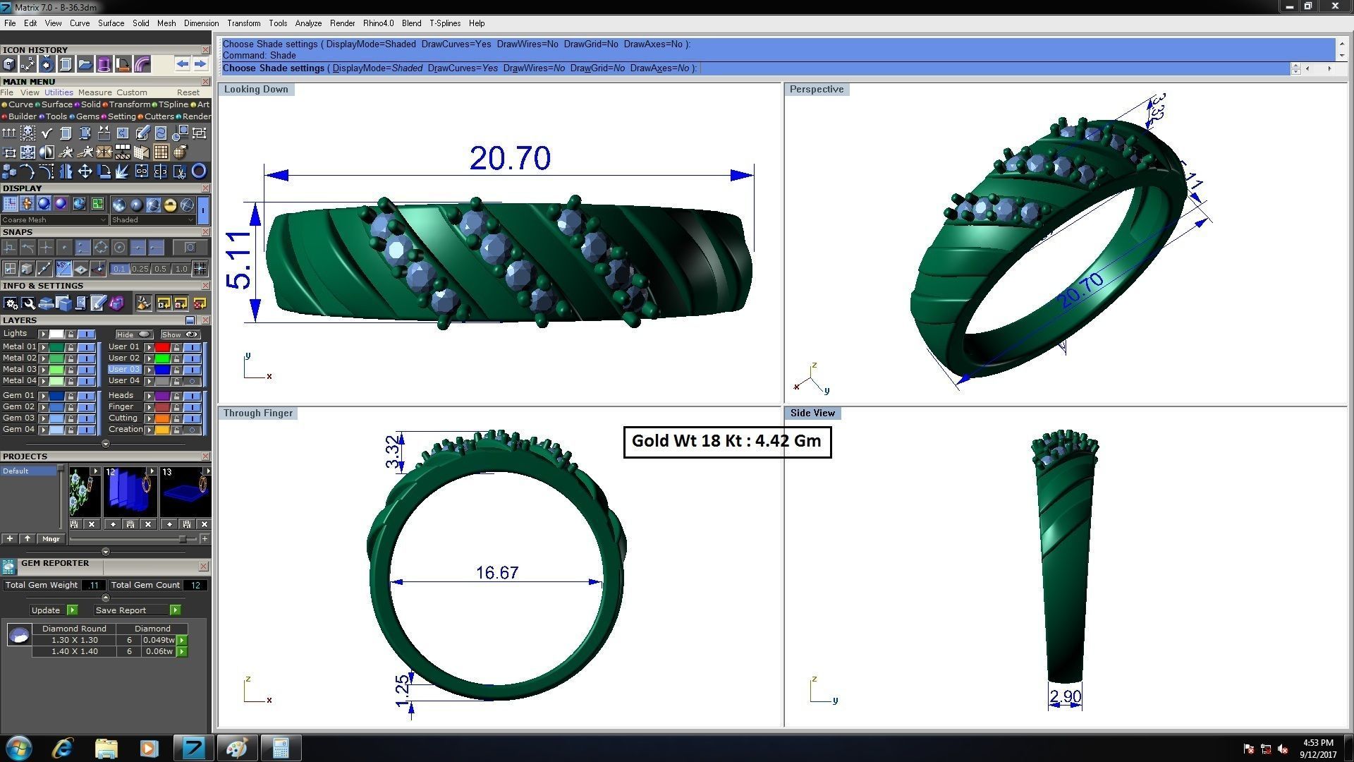 Collection 45 Couple Bands 3dm stl details model  3D print model_24
