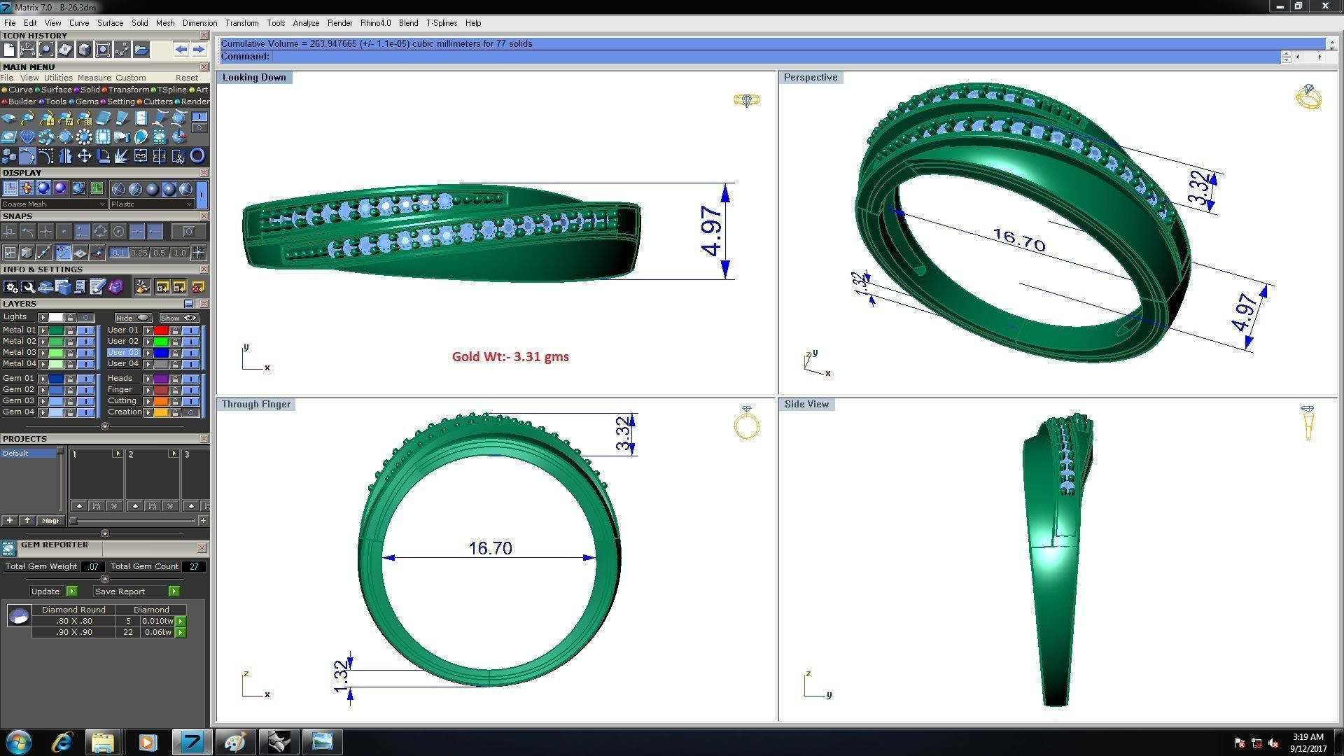 Collection 45 Couple Bands 3dm stl details model  3D print model_18