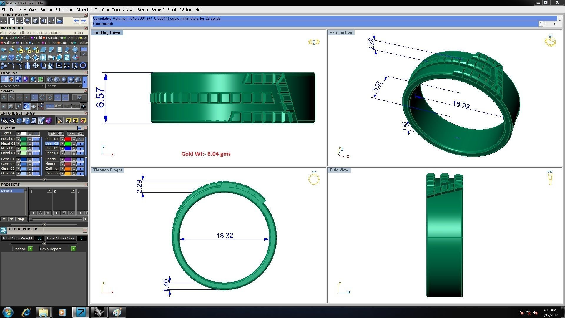 Collection 45 Couple Bands 3dm stl details model  3D print model_41
