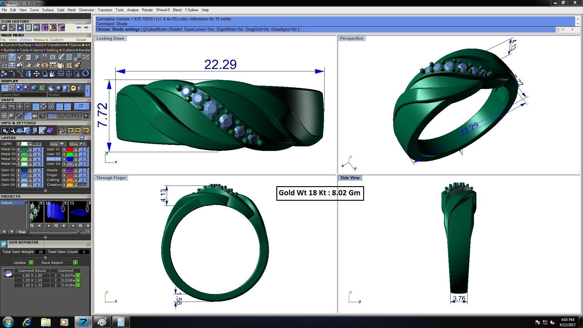 Collection 45 Couple Bands 3dm stl details model  3D print model_23