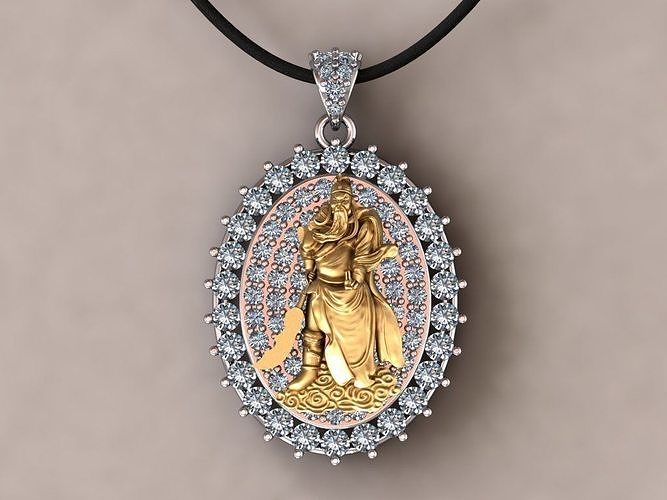 Guan yu Pendant 3D print model