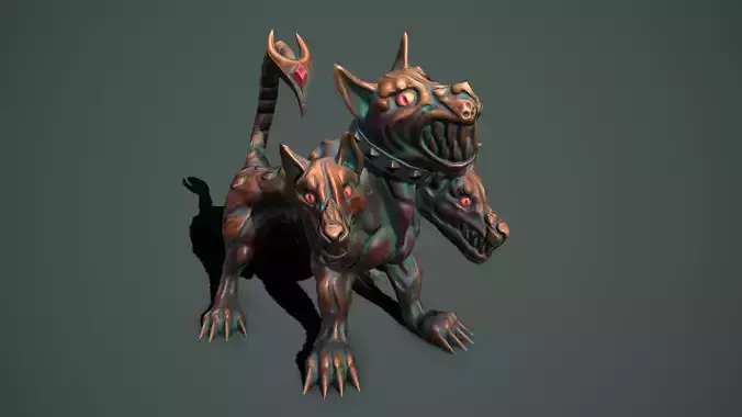 Statue cerberus