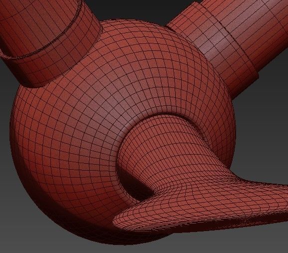 Loft Sputnik Chandelier Spider White 3D model_6