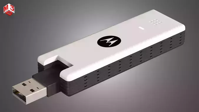 Motorolla USBW25200 WiMAX - Internet Device Free 3D model