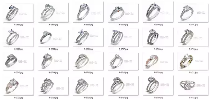 Bulk  Collection 126 Solitaire ring mgx render detail