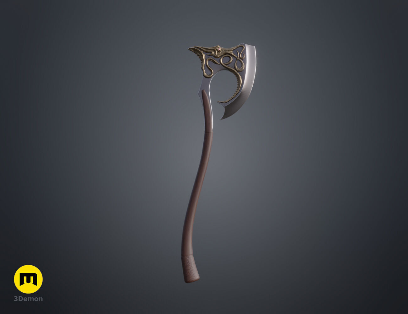 Euron Greyjoy - Octopus Axe 3D print model_8