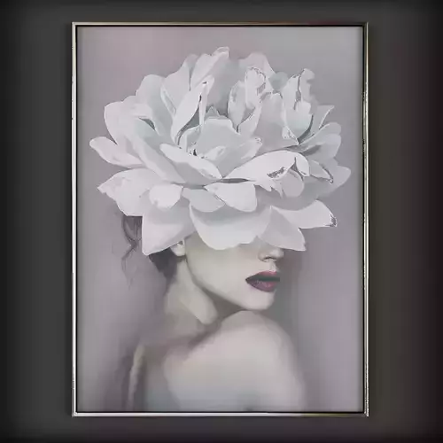 Picture Frames Low-poly 3D model