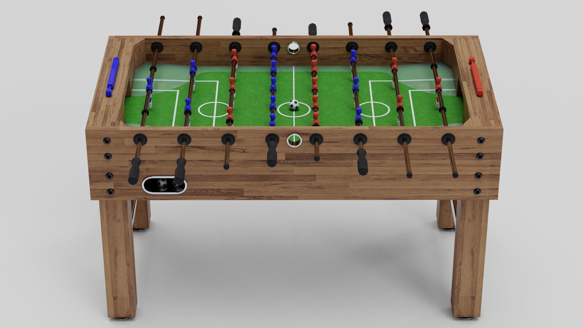 Foosball table 3D model_5