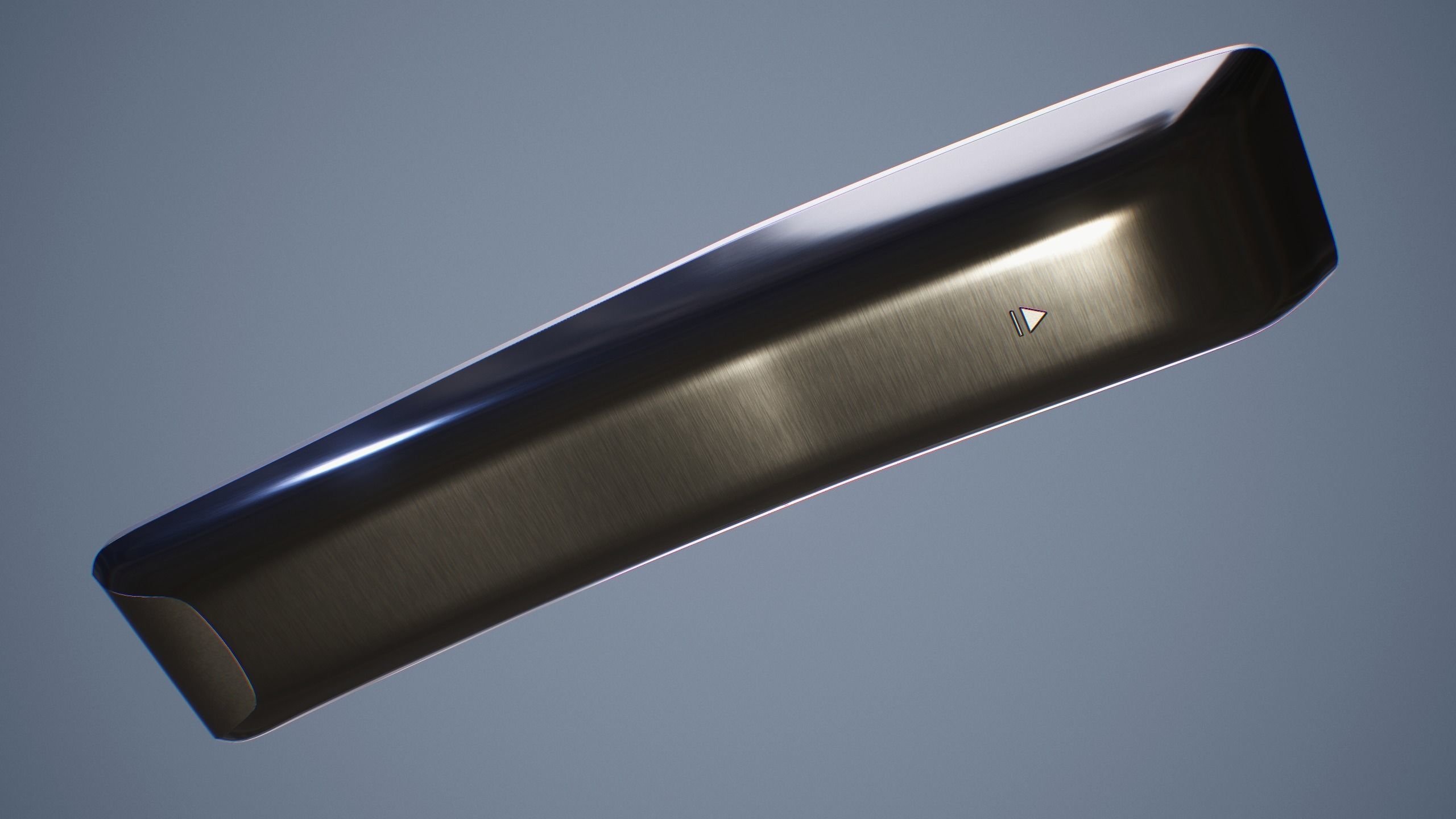 Samsung Smart TV Remote 3D model_3