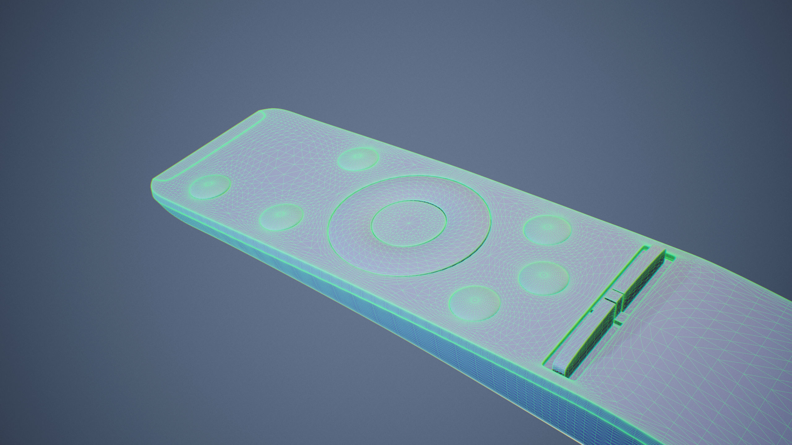 Samsung Smart TV Remote 3D model_9