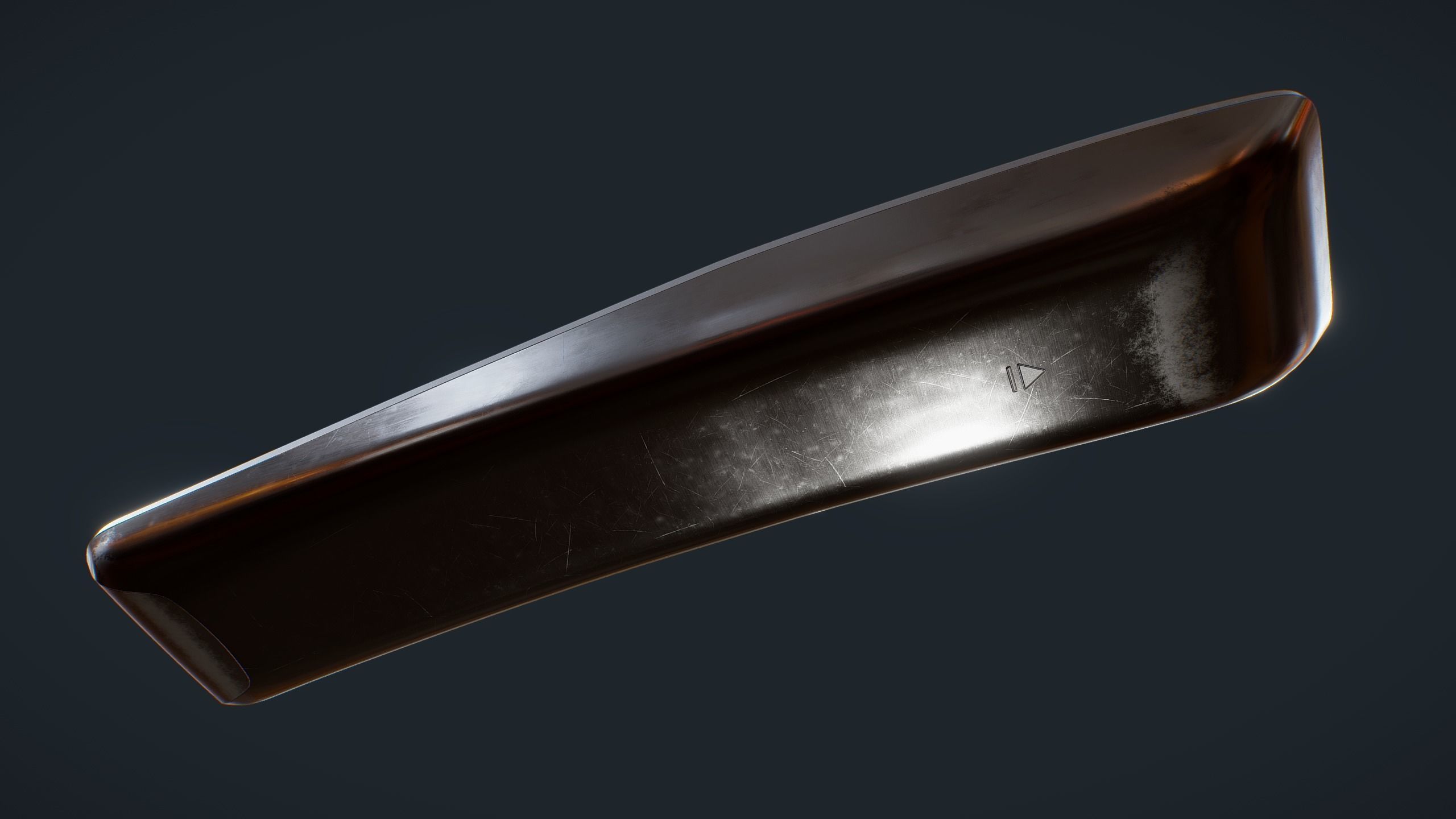 Samsung Smart TV Remote 3D model_4