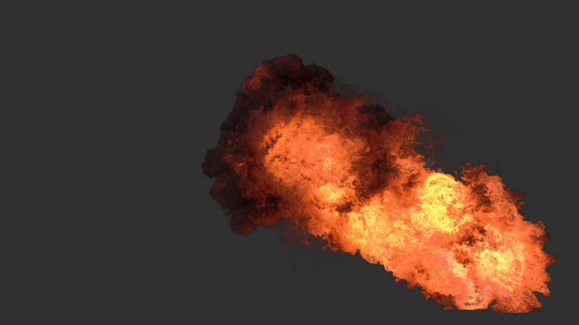Houdini Heavy Fire asset file 3D model_5