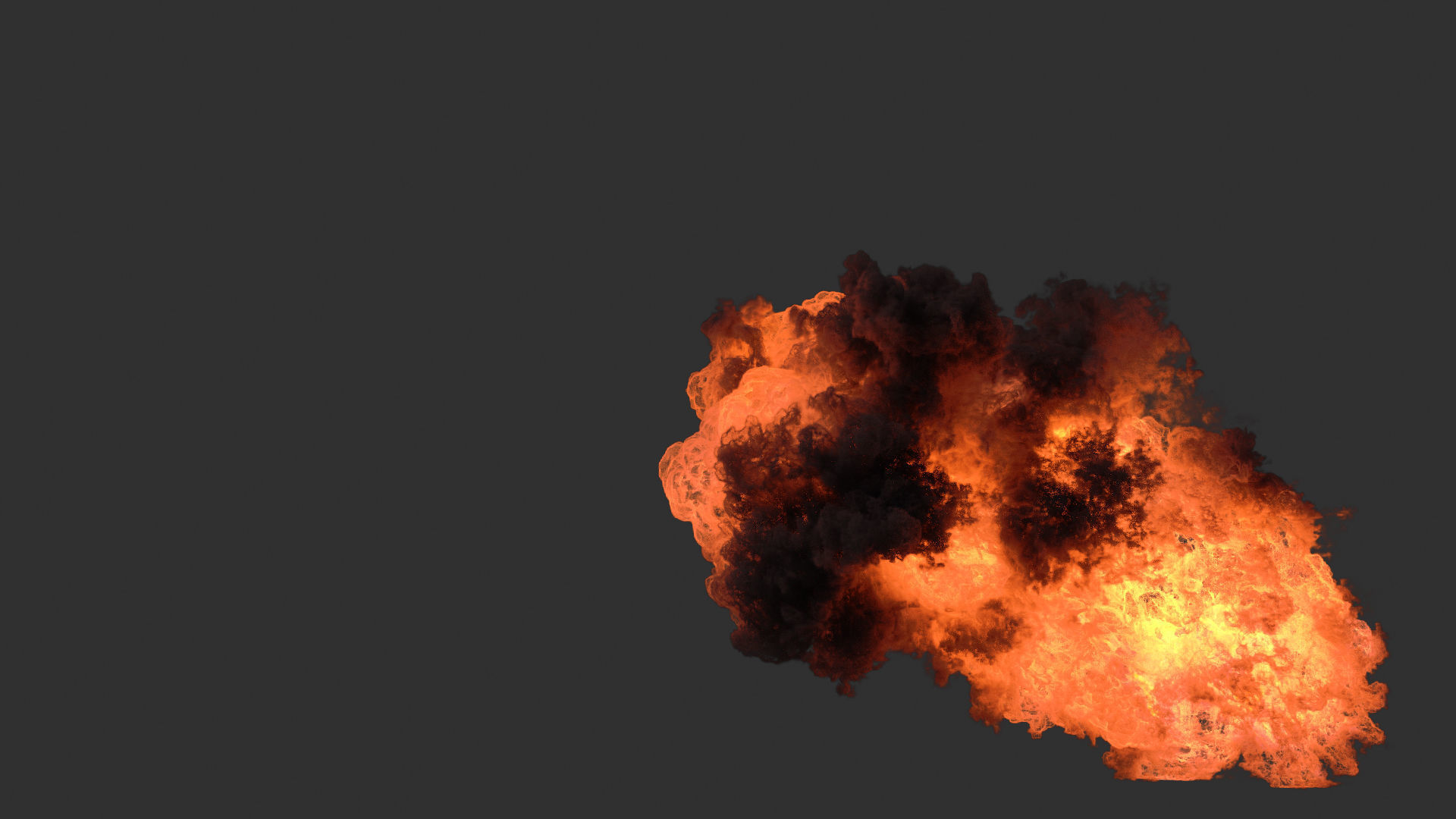 Houdini Heavy Fire asset file 3D model_2