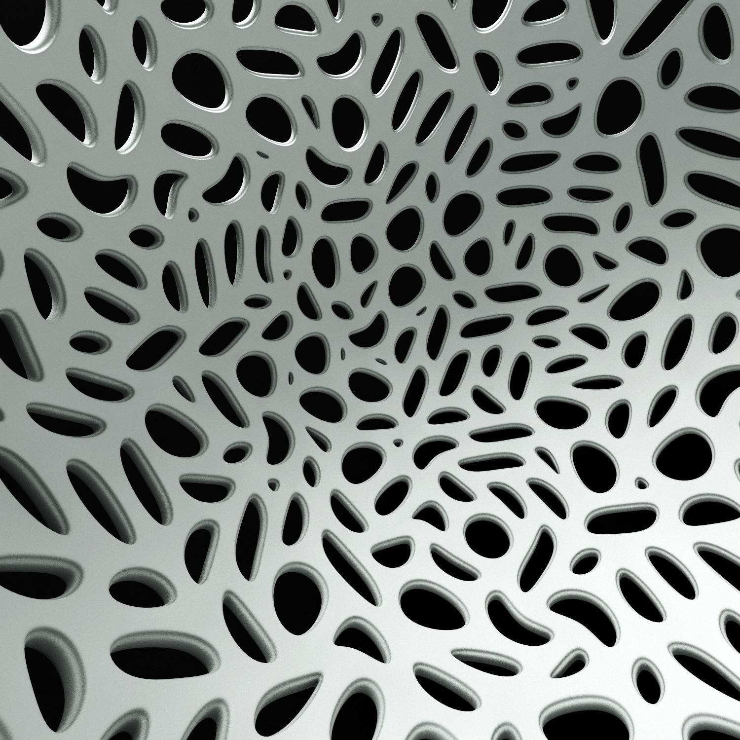 Bionics cage sphere 3D model_2