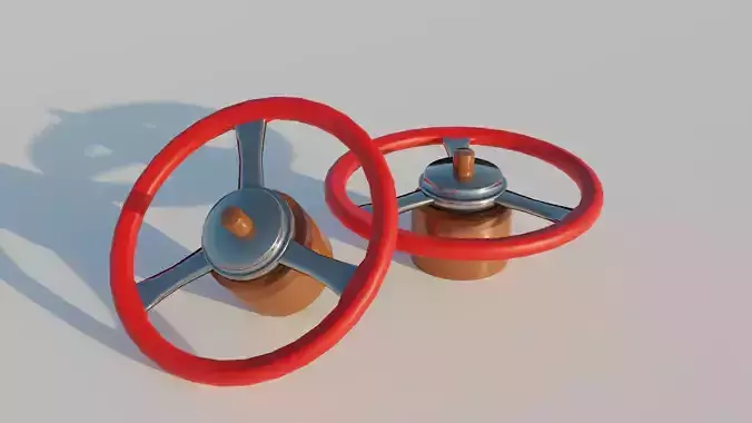 steering wheel 3D model