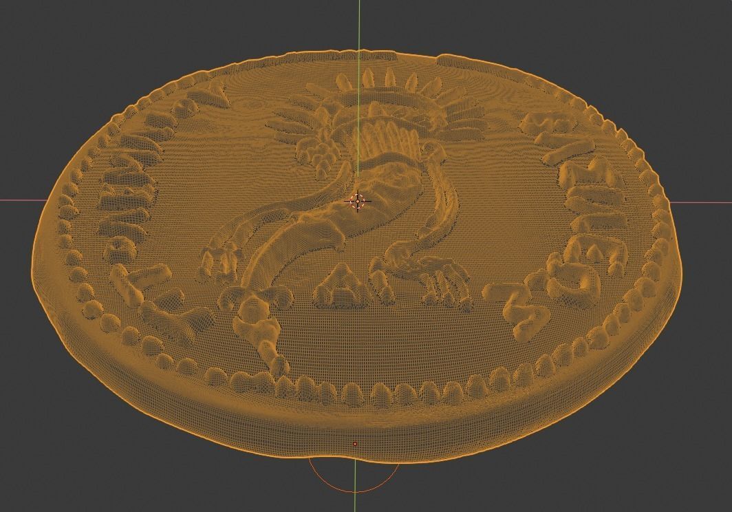 Gold Oktadrachm 3D print model_6