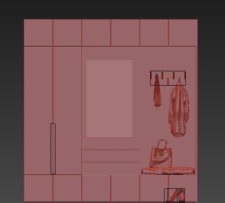 chest of drawers 48 3D model_2