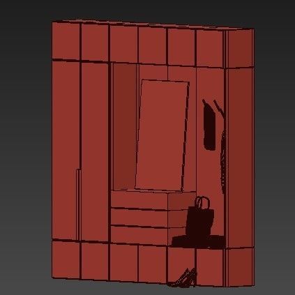 chest of drawers 48 3D model_1