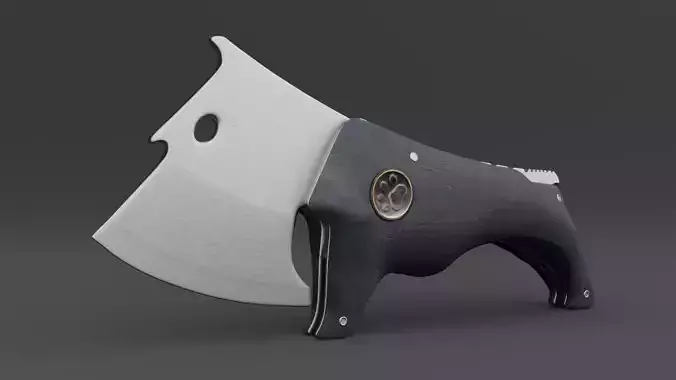 dog-like knife 3D model