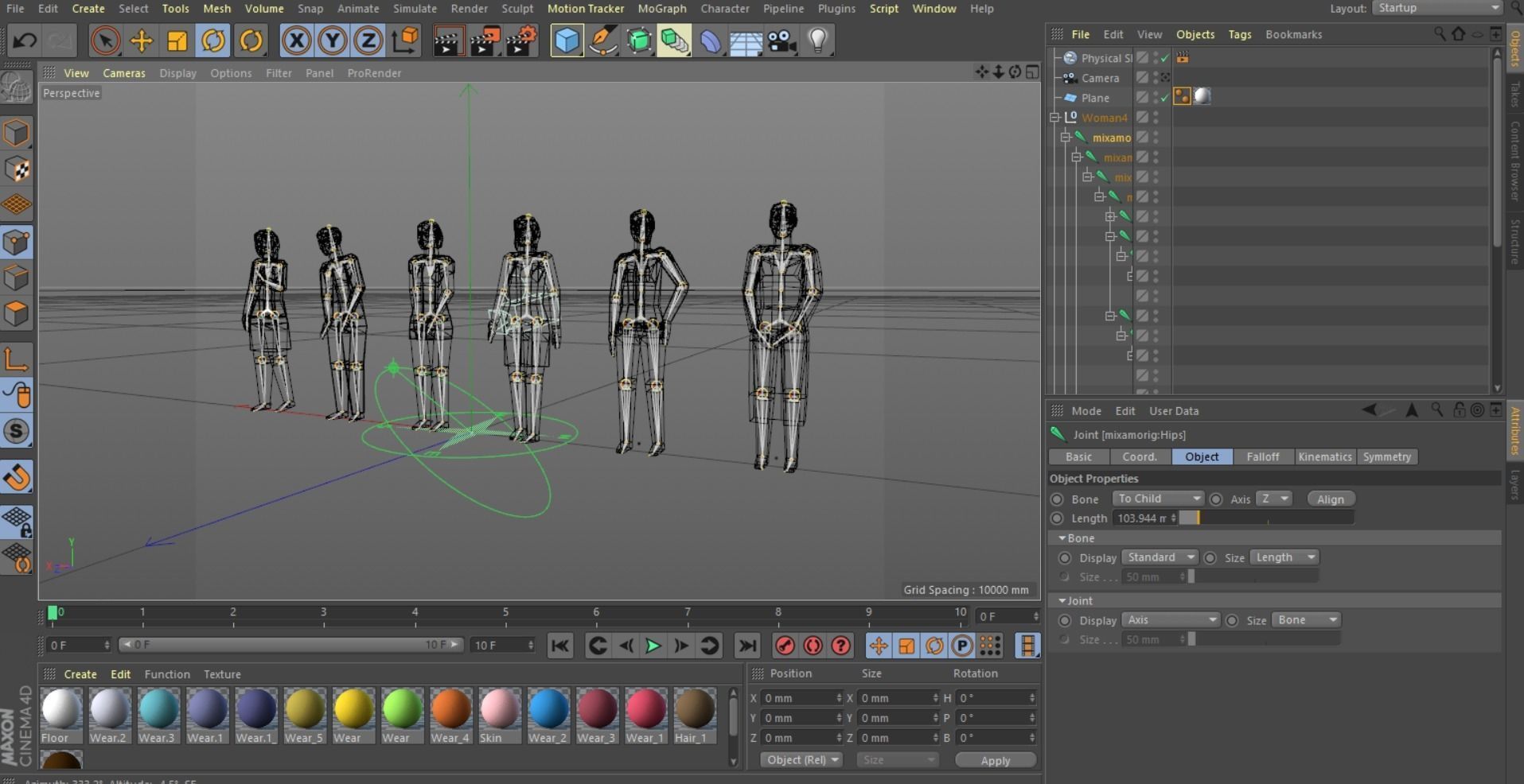 Cartoon Low Poly Female Characters Pack Low-poly 3D model_12