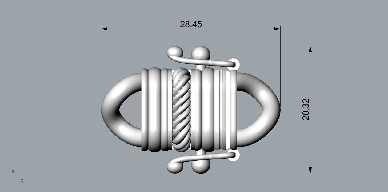 Chain Bracelets 22 3D print model_6