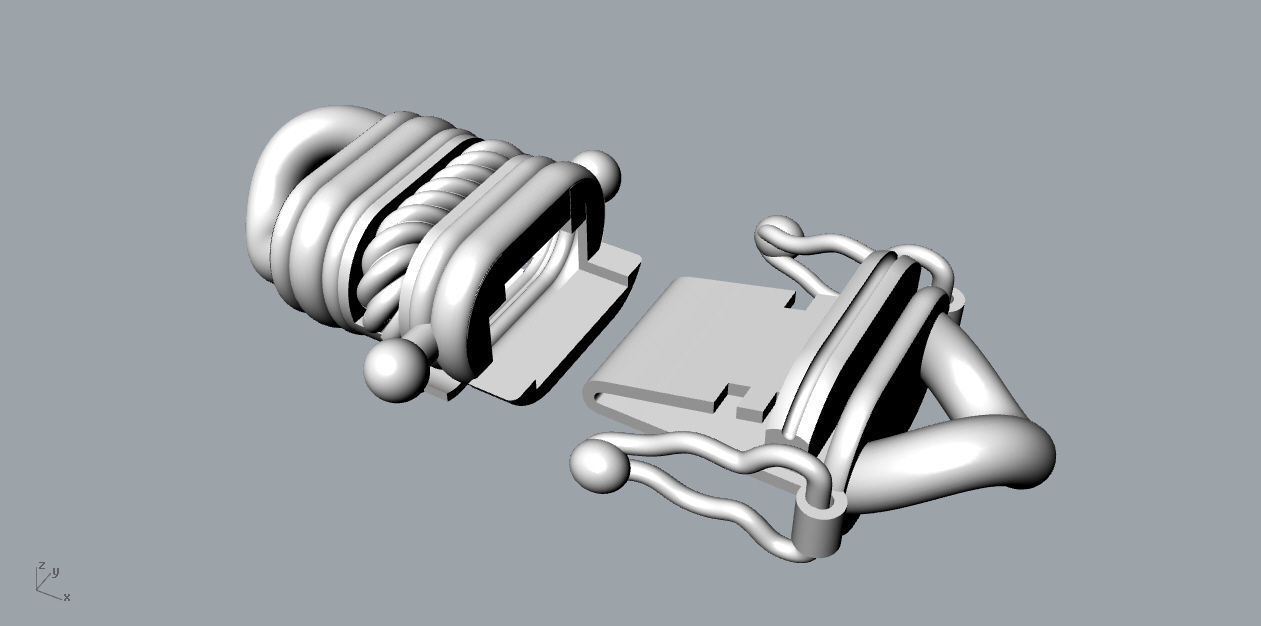 Chain Bracelets 22 3D print model_7