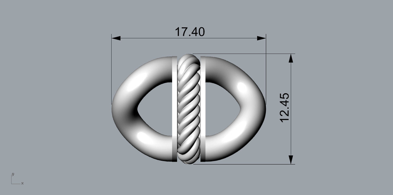 Chain Bracelets 22 3D print model_4