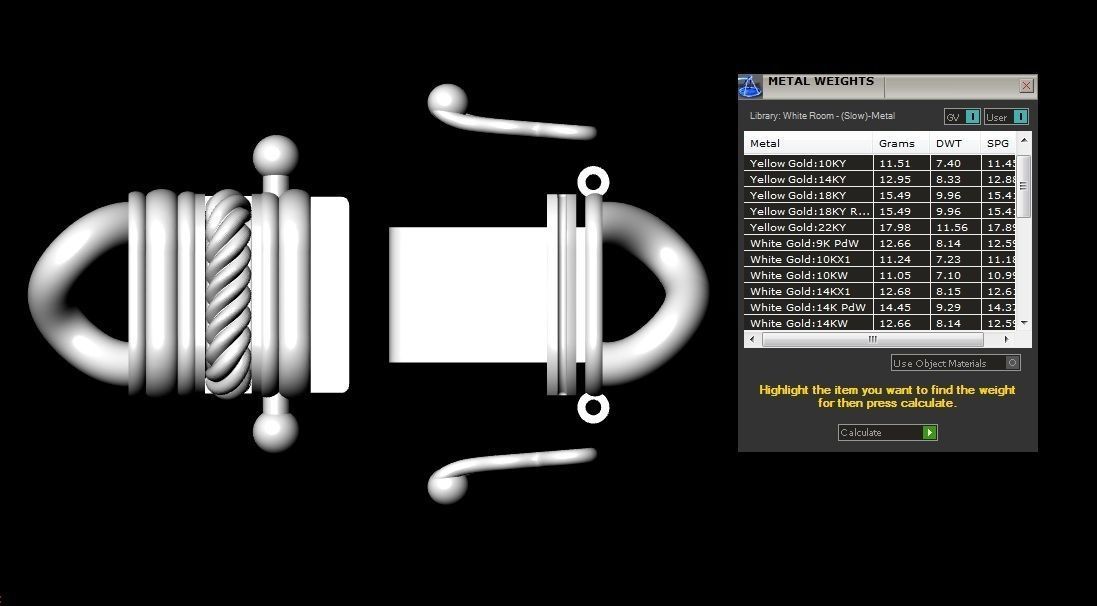 Chain Bracelets 22 3D print model_12