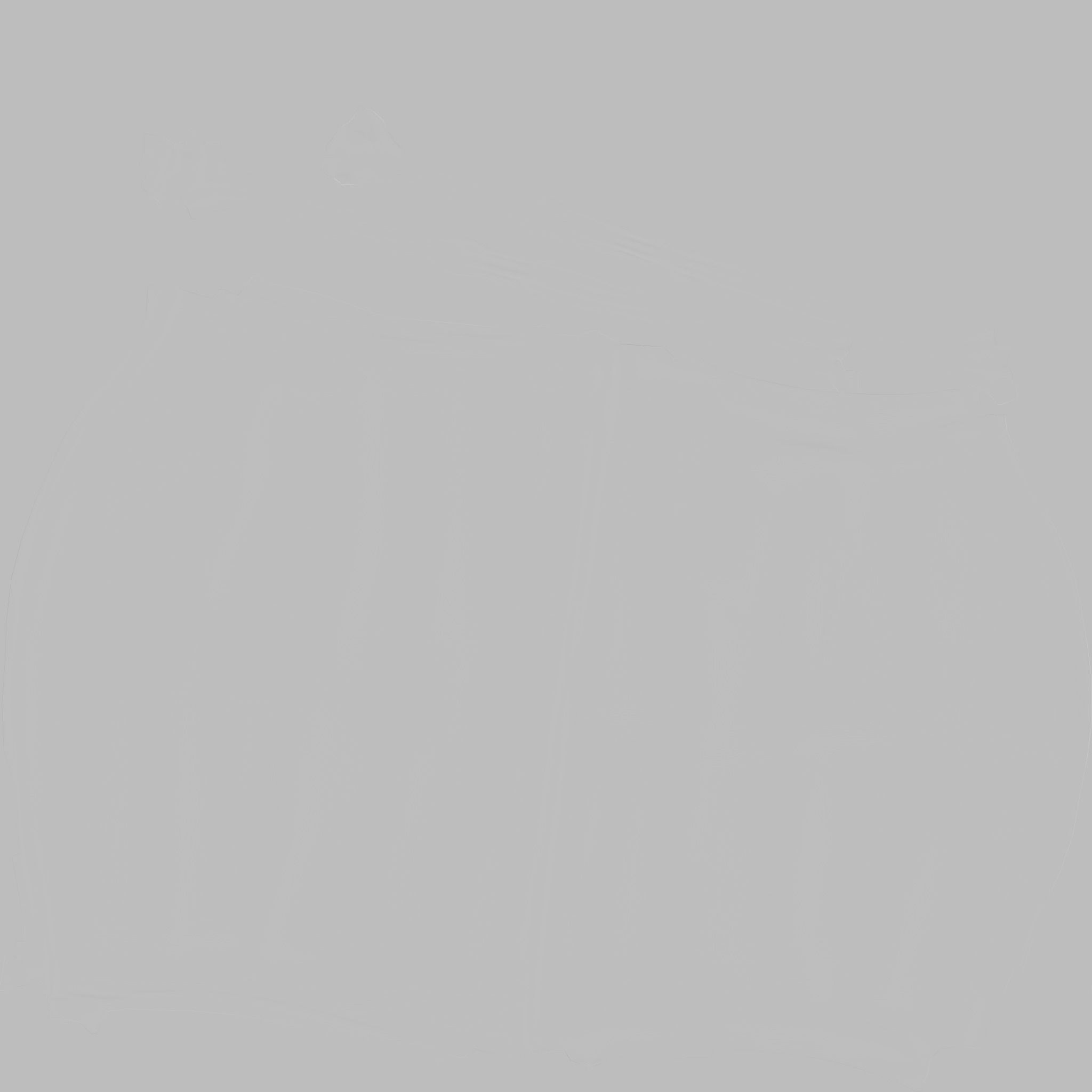 Animated medical nurse 14 Low-poly 3D model_25