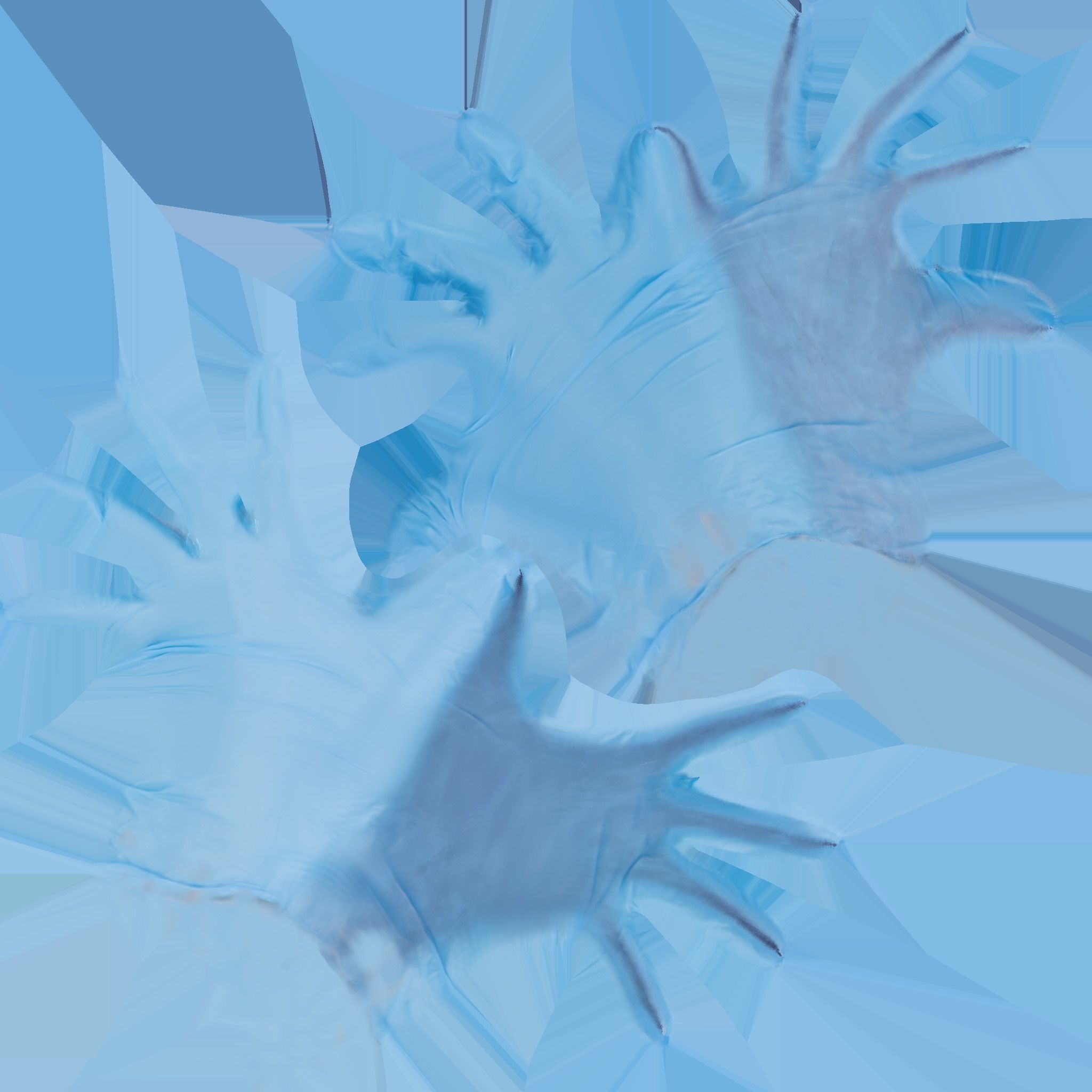 Animated medical nurse 14 Low-poly 3D model_17