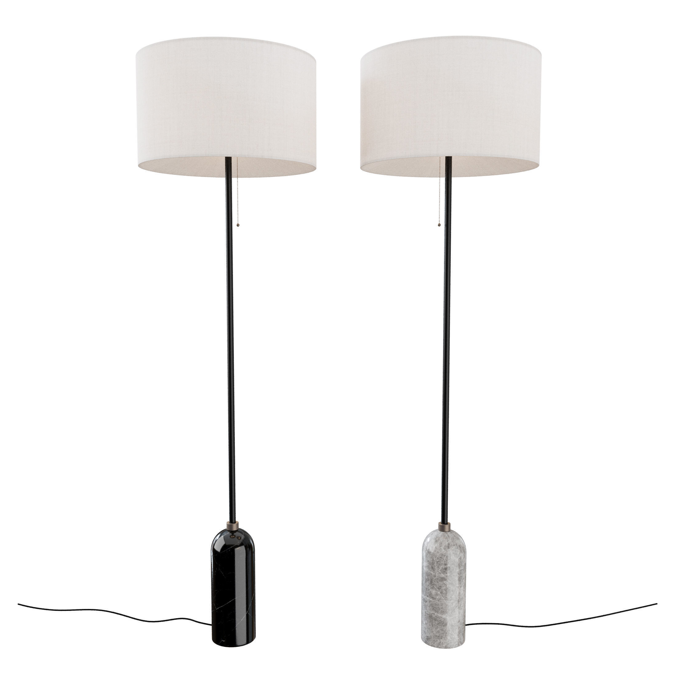GUBI Floor Lamps Collection 3D model_3