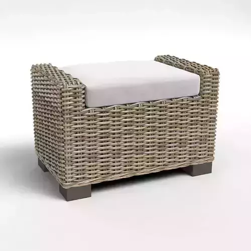 Rattan Pouf Armchair