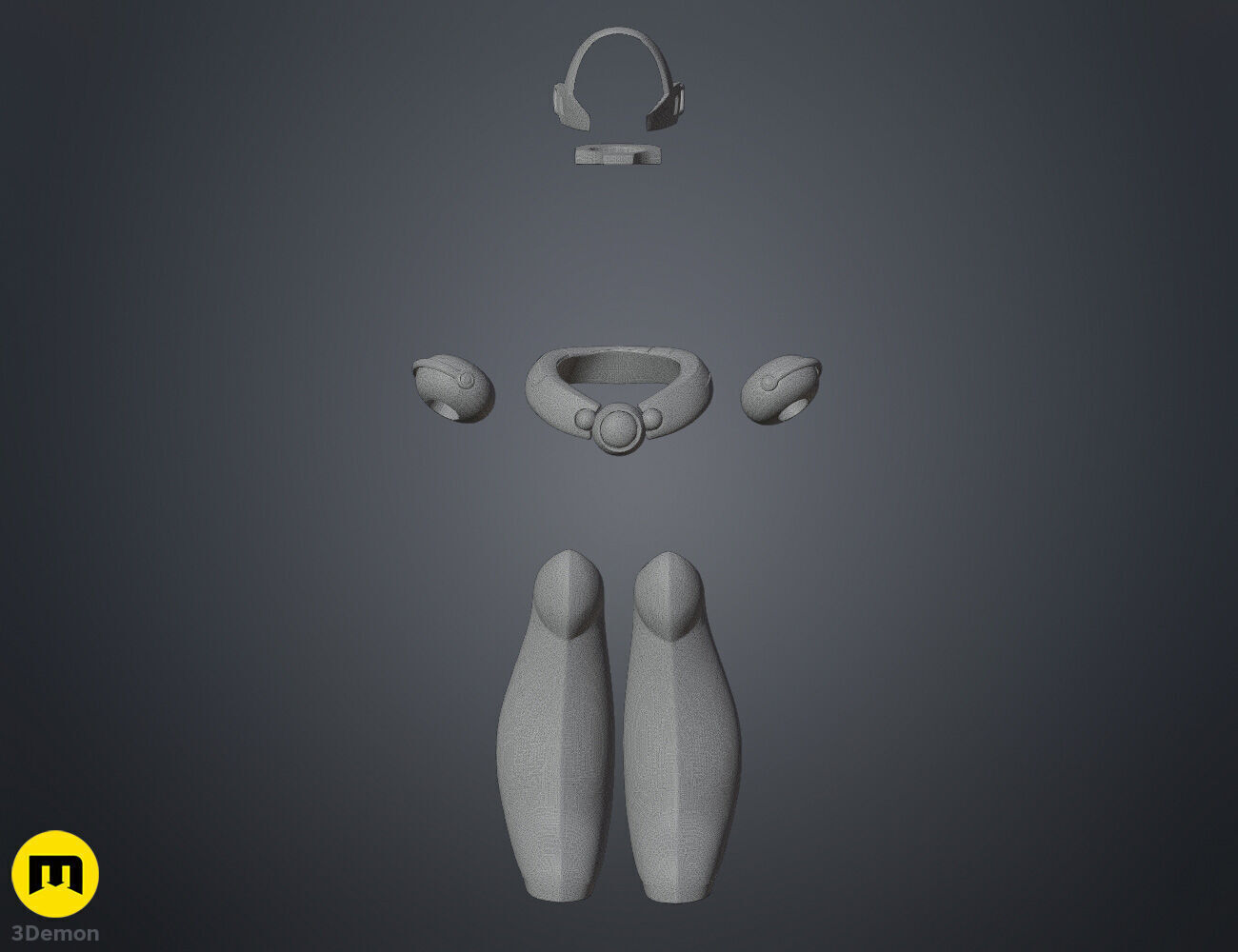 Ochako Uraraka Cosplay Armor 3D print model_15