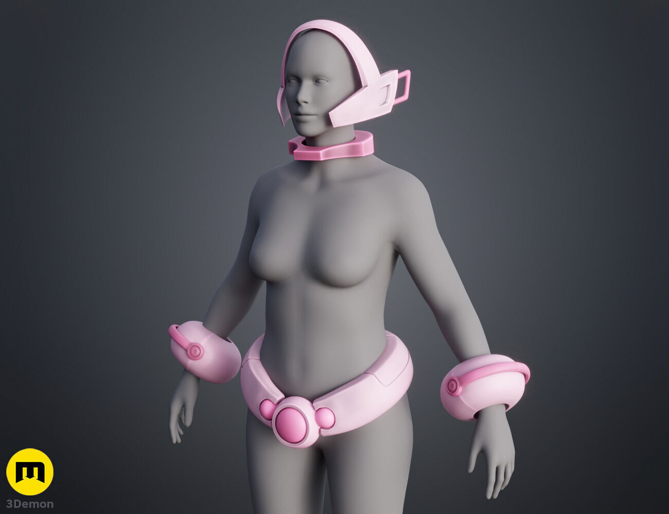 Ochako Uraraka Cosplay Armor 3D print model_2
